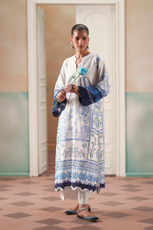 Rozana HS '26 Drop 2 - EMBROIDERED SUIT - WHITE | E4625/103/001