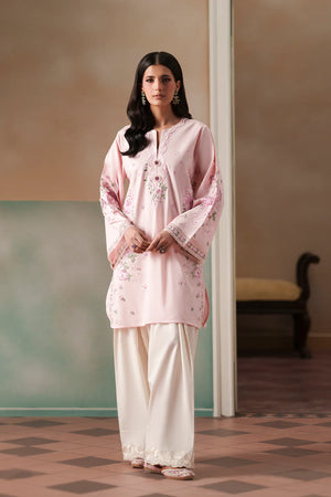 Rozana HS '26 Drop 2 - EMBROIDERED SUIT - BABY PINK | E4641/103/424