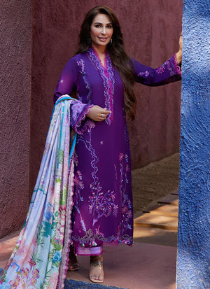 Suay Luxury Lawn 24 - Yuri Purple