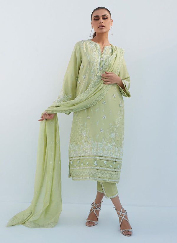 Lea Spring '23 - Judie Apple Green Shirt And Dupatta