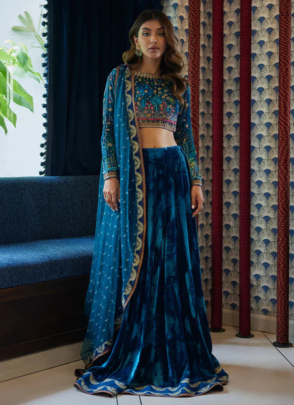 Velvet Revolt 23 - Reem Teal Lehnga Choli