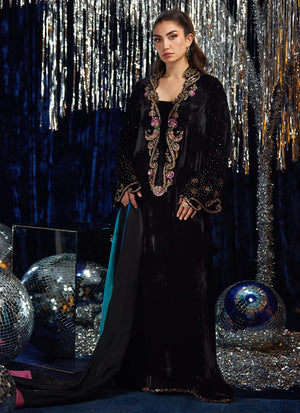 Velvet Fete '25 - Nori Black Kaftan