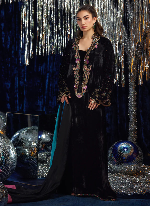 Velvet Fete '25 - Nori Black Kaftan