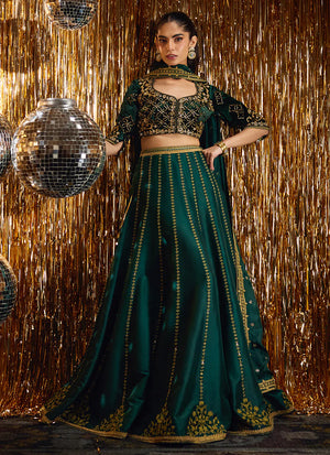 Velvet Fete '25 - Sera Emerald Lehnga Choli