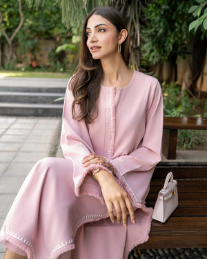 Eid '26 - Pink Embroided Thread Set