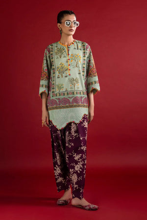 Mahay Summer '26 Vol 3 - Unstitched 2 Piece Lawn Suit - H263-008B-2C