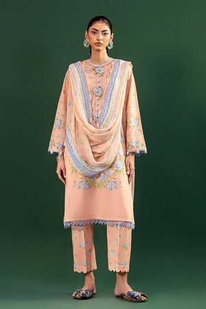 Mahay Summer Vol V '26 - Unstitched Printed 3 Piece Lawn Suit - H265-001A-3CI