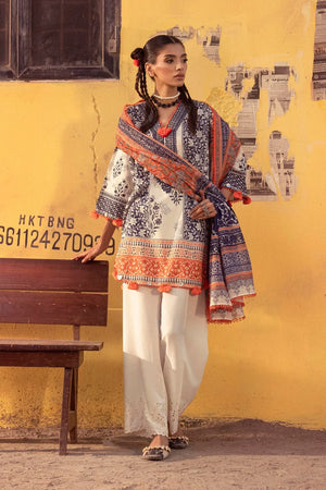 Mahay Summer Vol V '26 - Unstitched Printed 2 Piece Lawn Suit - H265-006B-2BG