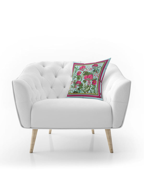 Cushions '24-Floral - Cushion Cover - Htcudp400398-Sqr-Mul