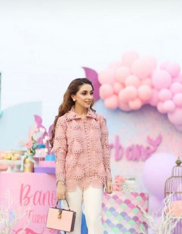 Rania Clothing Shirt- Blush Pink