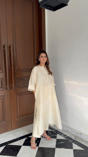 Luxe Edit '26 - The Bare Mardana Kurta In Ivory