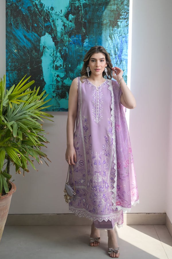 Luxury Lawn Vol 2 '24 - Lilac - Nel-24613 (RTS)