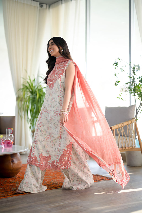 Luxury Lawn Vol 2 '24 - Floral Pastel - Nel-24611