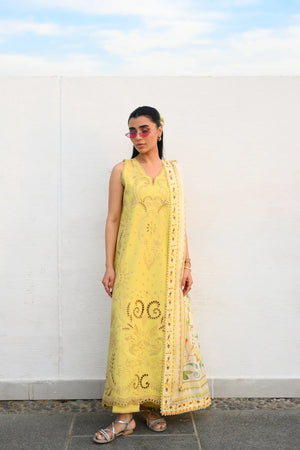 Luxury Lawn x Eid '26 - PASTEL LIME (NEL-26607)