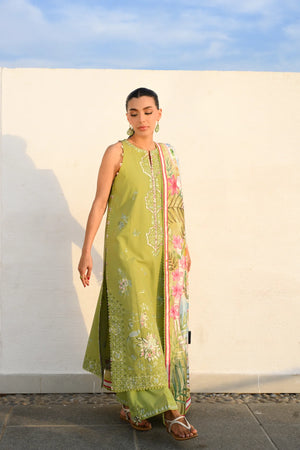 Luxury Lawn x Eid '26 - KIWI GREEN (NEL-26608)
