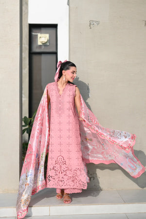 Luxury Lawn x Eid '26 - BABY BLUSH PINK (NEL-26612)