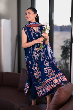Luxury Lawn x Eid '26 - MIDNIGHT SAPPHIRE (NEL-26605)