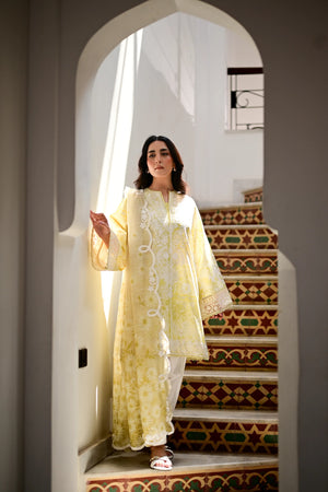 Summer Lawn Vol 2 '26 - LAYLA I - LUXURY PRINTED EMBROIDERED LAWN SET (NEL-26619) EID UL ADHA 2026