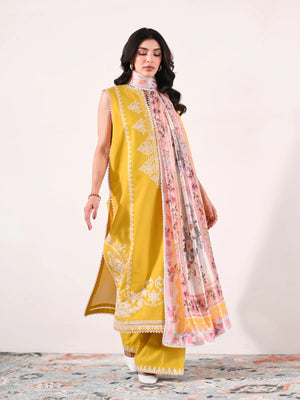 Ready To Wear SS '26 - TUSCAN DAISY LUXURY EMBROIDERED LAWN 3PCS SET | NPA3-26415