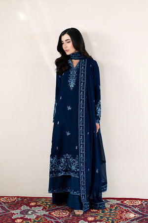 Ready To Wear SS '26 - NAVY BLUE LUXURY EMBROIDERED LAWN 3PCS SET | NPA3-26414