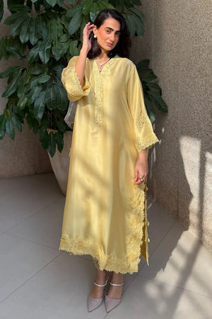 Fleur '26 - Floral Cutwork - Butter Yellow