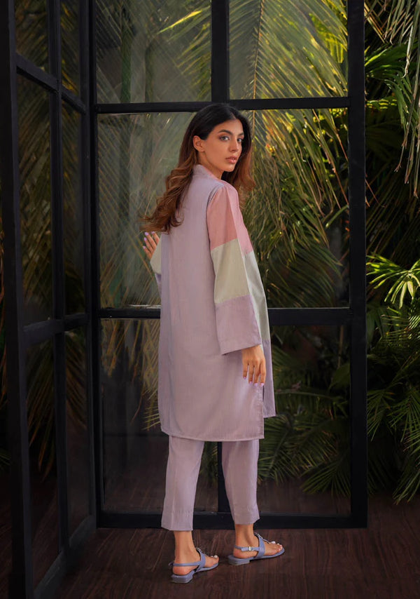 Solids Laidback Luxe Summer Edit '24 - Pastel Colour Blocked Set
