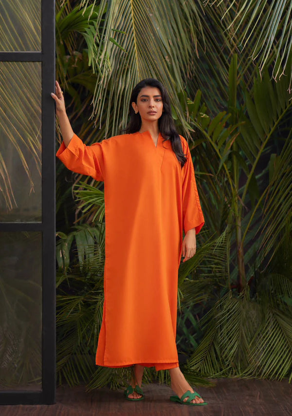 Solids Laidback Luxe Summer Edit '24 - Tangerine Set