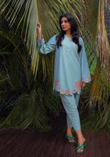 Solids Laidback Luxe Summer Edit '24 -  Tiffany Blue Set