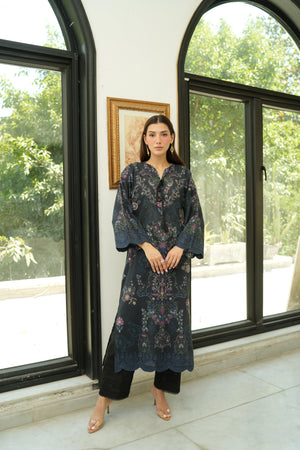 Lawn Pret '26 - Suzani Forest Kaftan