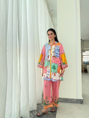 Lawn Pret '26 - Truity Fruity CO-ORD Set