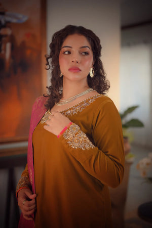 Luxe Pret '25 - The Raqs Set (Mustard)
