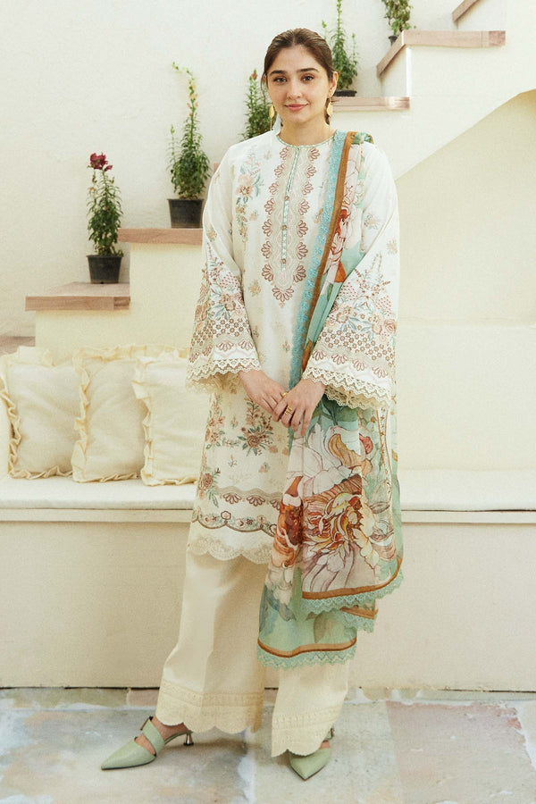 Coco Lawn Eid Edit '24 - Ivory-D10