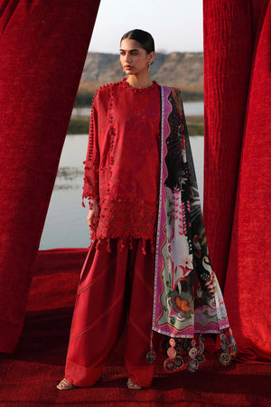 Luxury Lawn '26 - Unstitched Luxury Lawn Suit | L261-007-CL