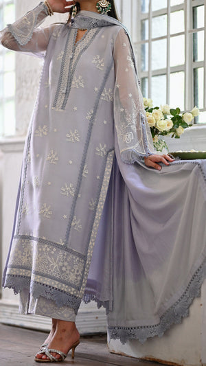 Summer Poetry '25 - Maysa Kurta & Embroidered Izaar (RTS)