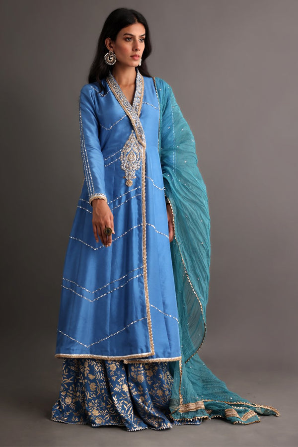 Summer Festive Ii -Mn-0721-Lf-S-18-Medium Blue