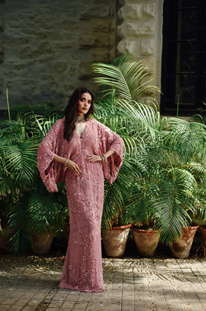 Fasana-e-Yasmin Formals '26 - Pink Embellished Kaftan