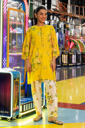 Spring Summer '26 - Stitched Printed Linen Shirt + Shalwar | SS26BSP110P2T