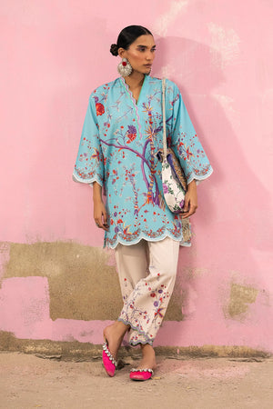Spring Summer '26 - Stitched Printed Viscose Shirt + Bottom | SS26BSP121P2T