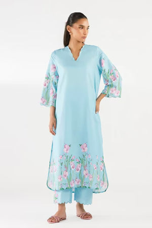 Basics '26 - Stitched Printed Viscose Shirt+ Culotte | SS26BSP155P2T