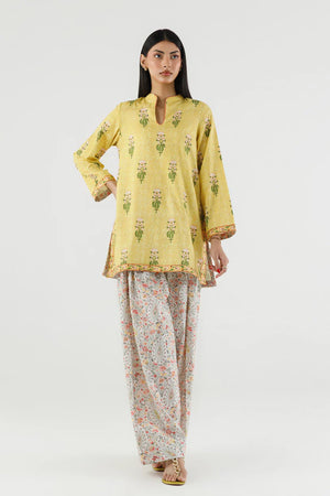 New In '26 - Stitched Printed Dobby Shirt+ Shalwar - SS26BSP212P2T