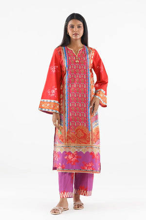 New In '26 - Stitched Printed Lawn Shirt+ Culotte - SS26BSP222P2T