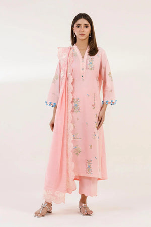 New In '26 - Stitched Embroidered Lawn Shirt+ Shalwar | SS26ESE333P3