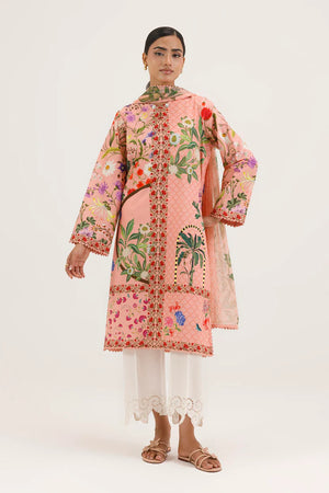 New In '26 - Stitched Printed Lawn Shirt+ Dupatta - SS26MHY105BP2D