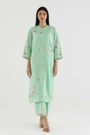 New In '26 - Stitched Embroidered Lawn Shirt+ Culotte - SS26SGE498P2T