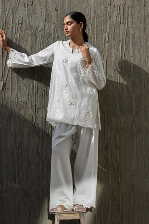 New In '26 - Stitched Embroidered Khaadi Silk Shirt+ Shalwar - SS26SGE516P2T