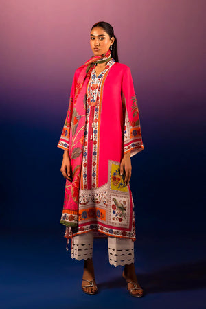 Eid Edit '26 - Stitched Printed Crepe Shirt+ Dupatta | SS26STP707P2D