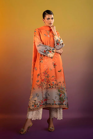 Eid Edit '26 - Stitched Printed Crepe Shirt + Dupatta | SS26STP716P2D