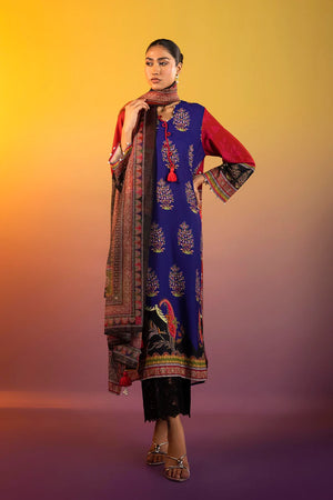Eid Edit '26 - Stitched Printed Crepe Shirt + Dupatta | SS26STP726P2D