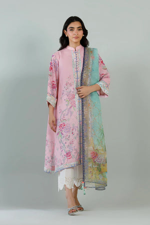 Eid Edit '26 - Stitched Printed Crepe Shirt+ Dupatta | SS26STP740P2D