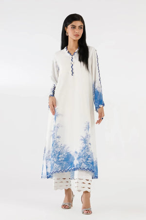 Stitched Printed Crepe Shirt+ Dupatta | SS26STP741P2D